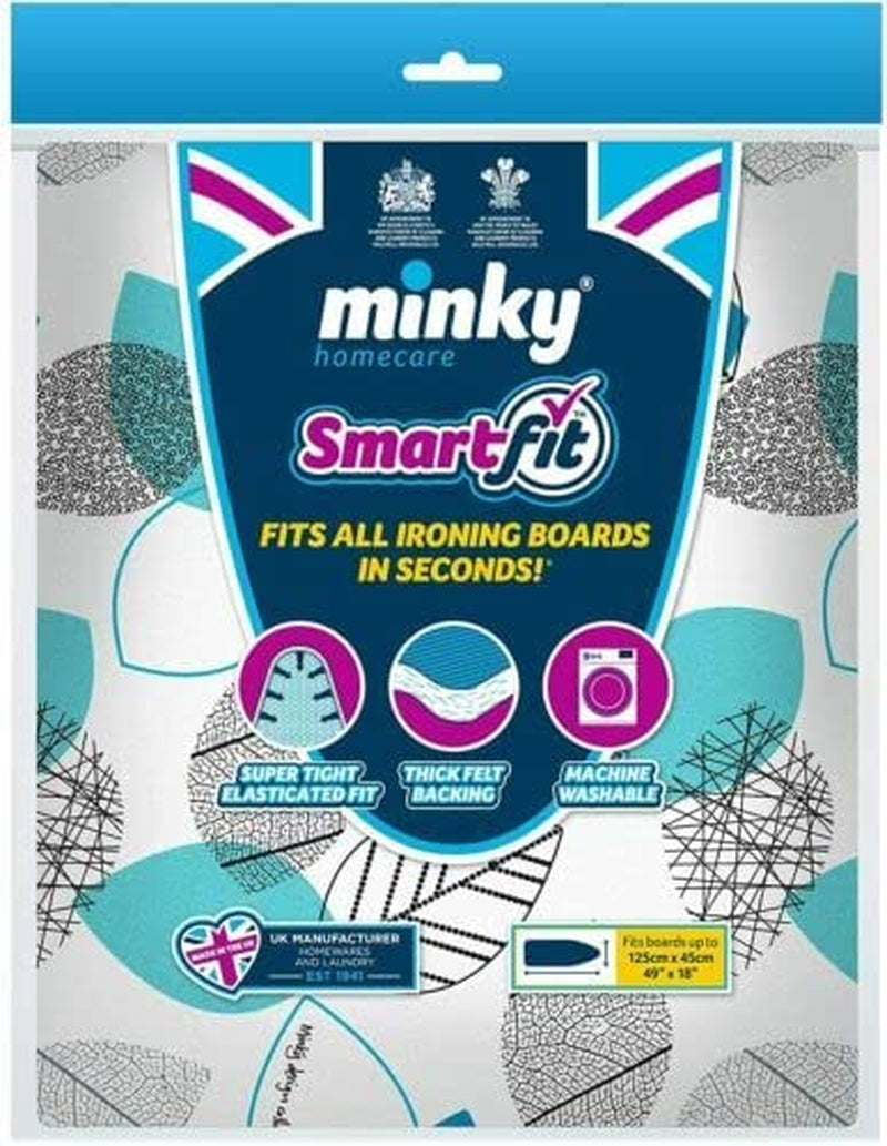 Smartfit Ironing Board Cover, Assorted Designs and Colors, Fits Boards up to 125 X 45 Cm