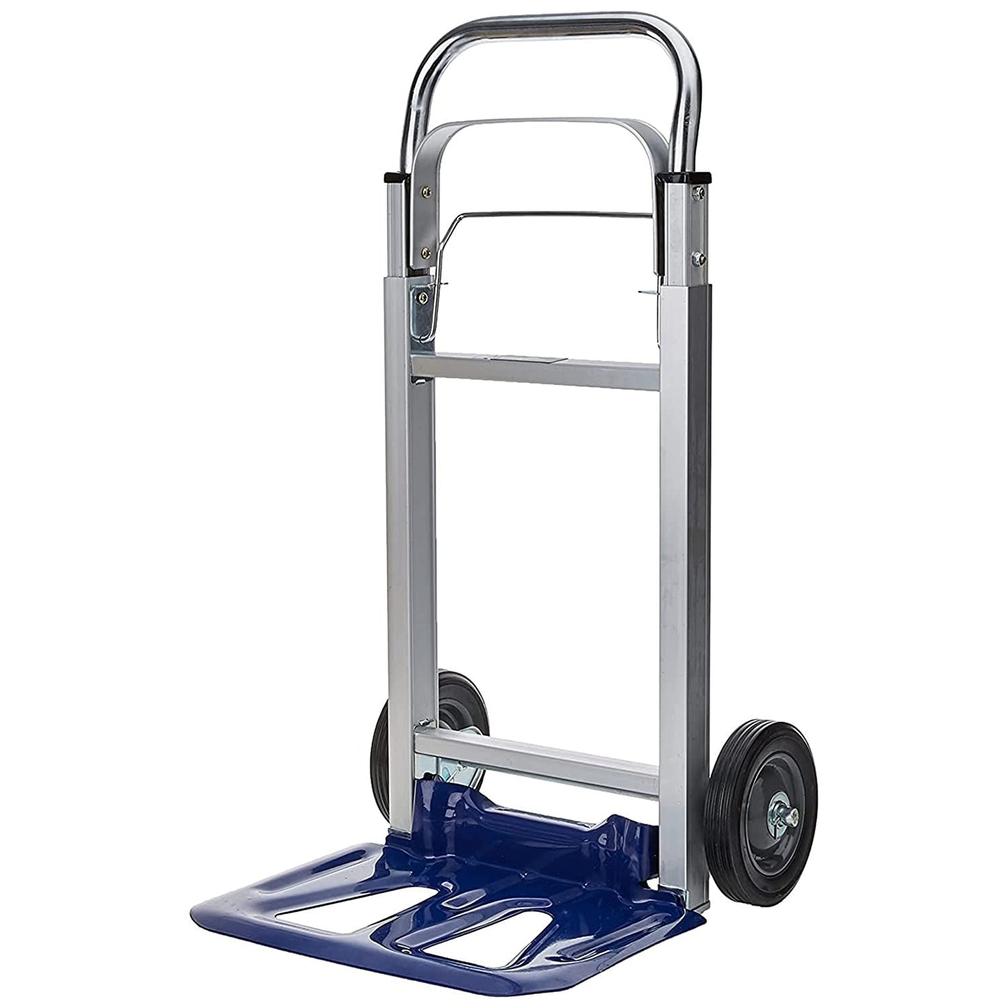 BT-HT 90 Folding Sack Truck | 90 Kg Capacity Aluminium Framed Folding Trolley on Wheels | Folding Hand Truck with Extendable Handle, Multicolor