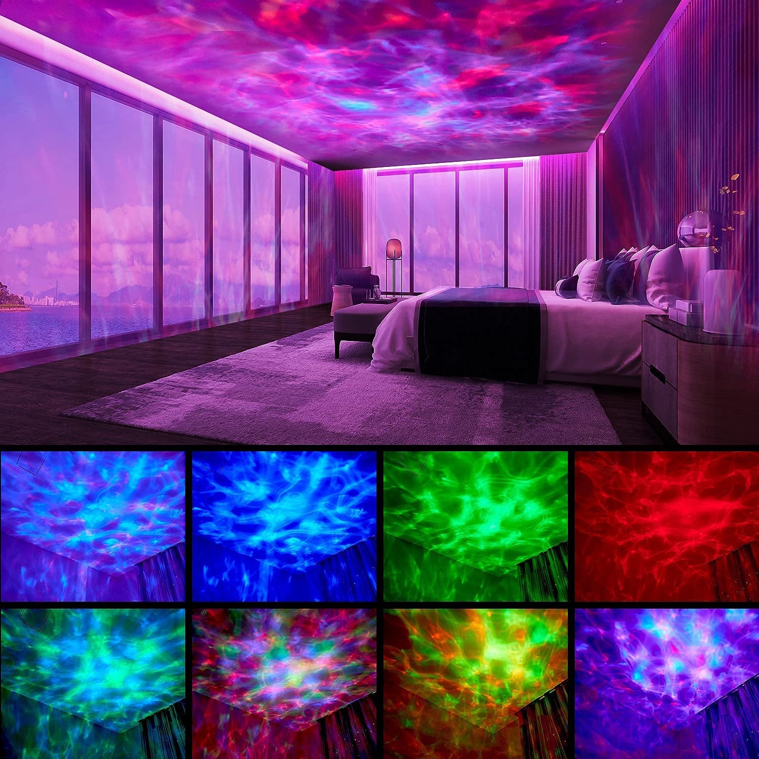 Galaxy Projector Star Light LED Ceiling Starry Skylight Night Sea