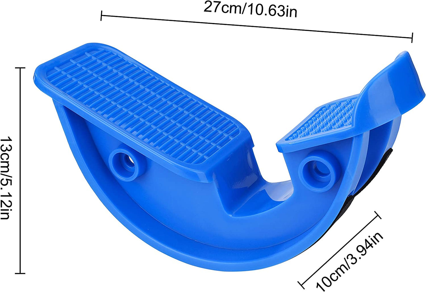 Foot Rocker Durable Calf Leg Stretcher for Achilles Injury Treatment, Tendon Heel, Heel Pain, Tendonitis Relief, Great for Athletes Physical Therapy and Increasing Flexibility and Strength (Blue)