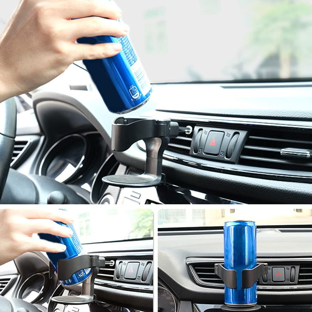 Car Cup Holder, Air Vent Cup Holder with Adjustable Base, Car Cup Holder for Ventilation Suitable for Bottle Coffee Cup Beverage Can