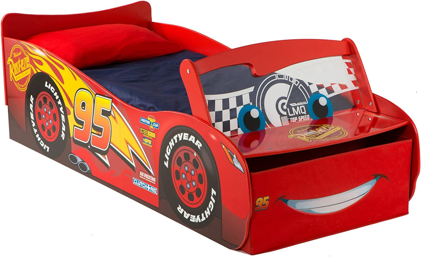 Cars 3 Lightning Mcqueen Toddler Bed by Hellohome