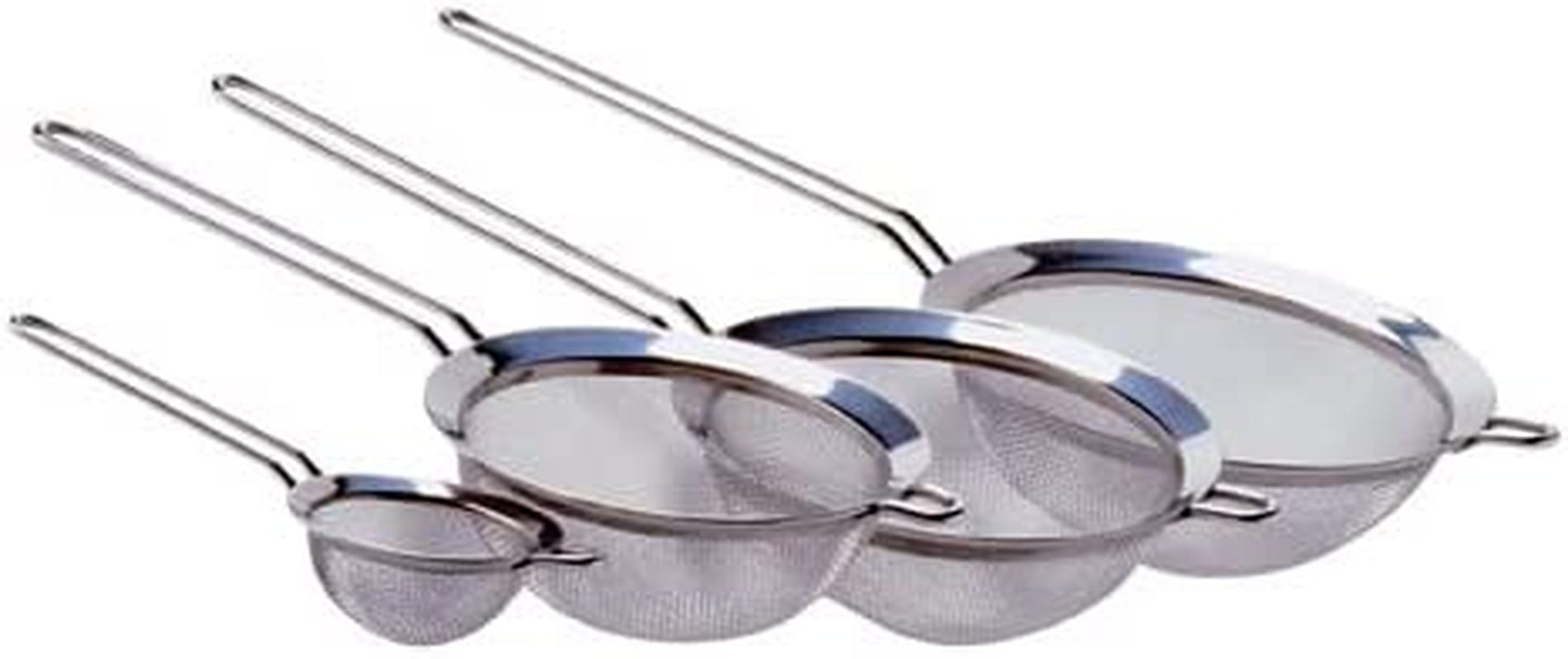 10A10005 Small Stainless Steel Sieve Grey 8Cm