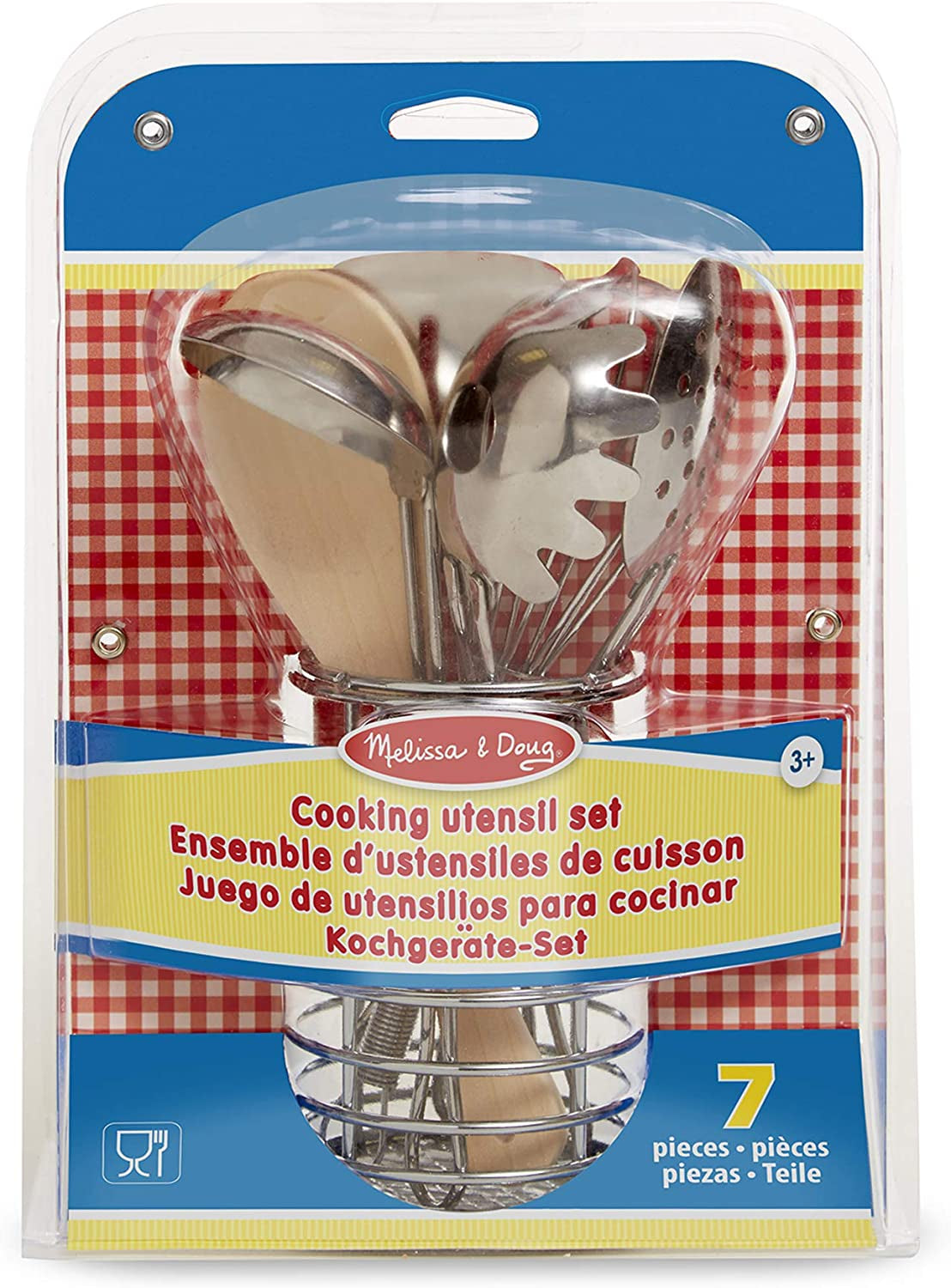 Cooking Utensil Set | Pretend Play | Play Food | 3+ | Gift for Boy or Girl