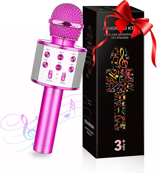 Gifts for 3-12 Year Old Girls, Kids Microphone for Kids Toys for 3-12 Year Old Girls Birthday Presents Gifts for Girls Age 3-12 Girls Toys Gifts