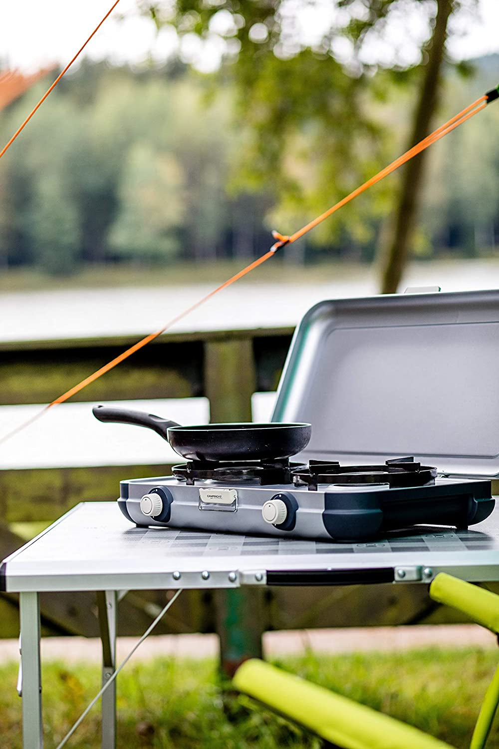 , Portable Two Burner Gas Cooker, Outdoor Grill