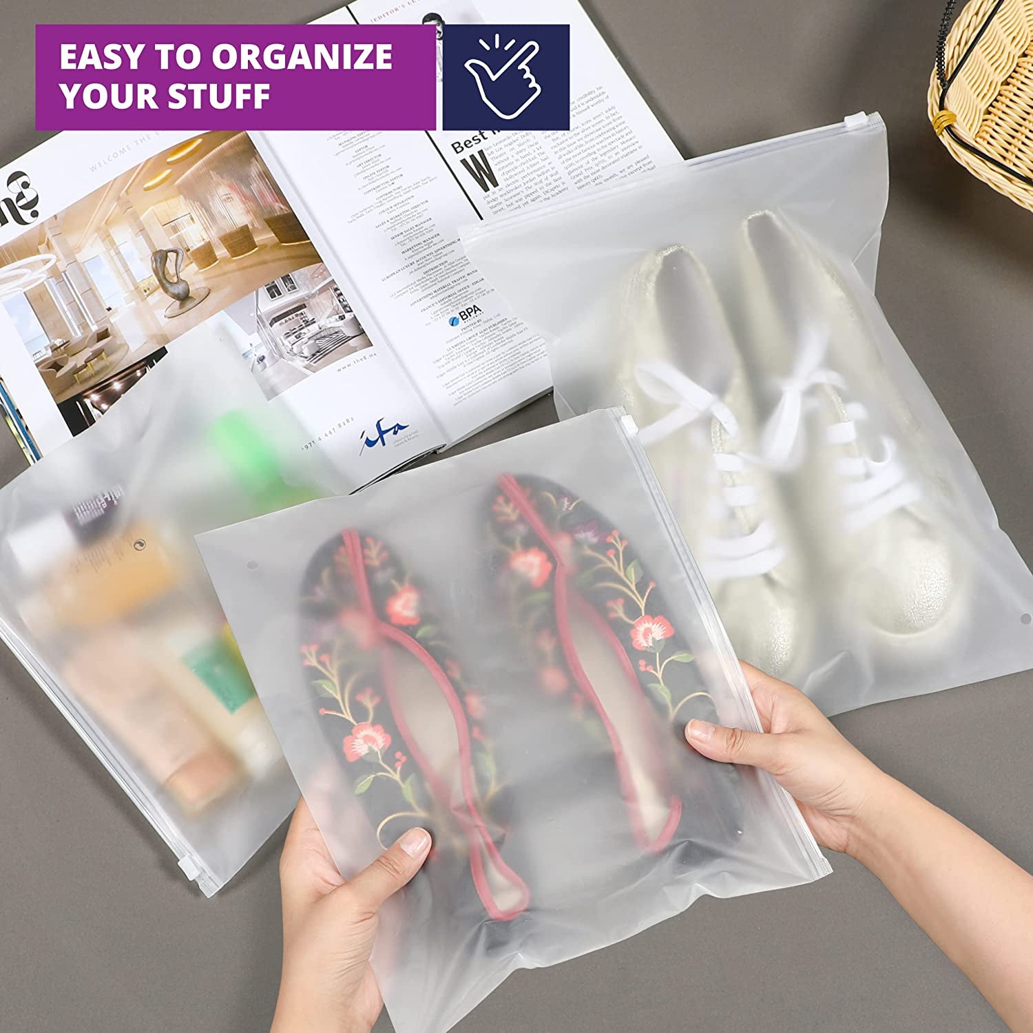 Ziploc storage best sale bags for clothing