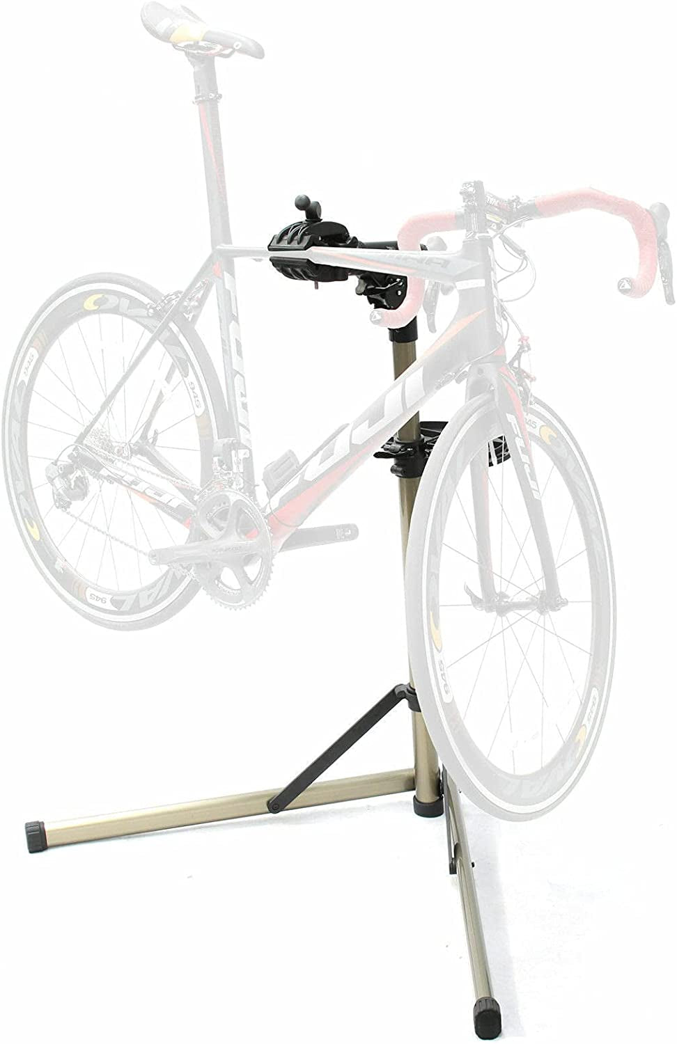 Bikehand Bike Repair Stand (Max 55 Lbs) - Home Portable Bicycle Mechanics Workstand - for Mountain Bikes and Road Bikes Maintenance