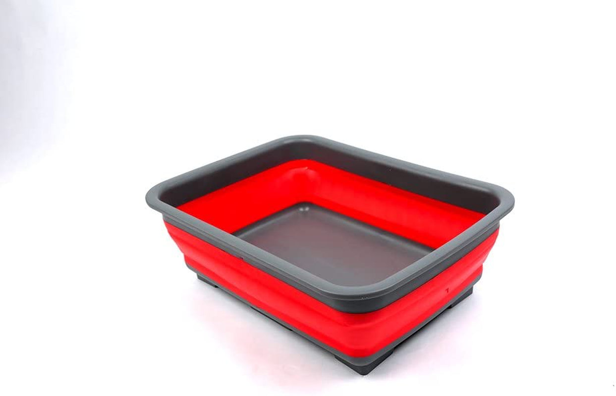 Collapsible Washing up Bowl - Ideal for Camping (Colours May Vary)