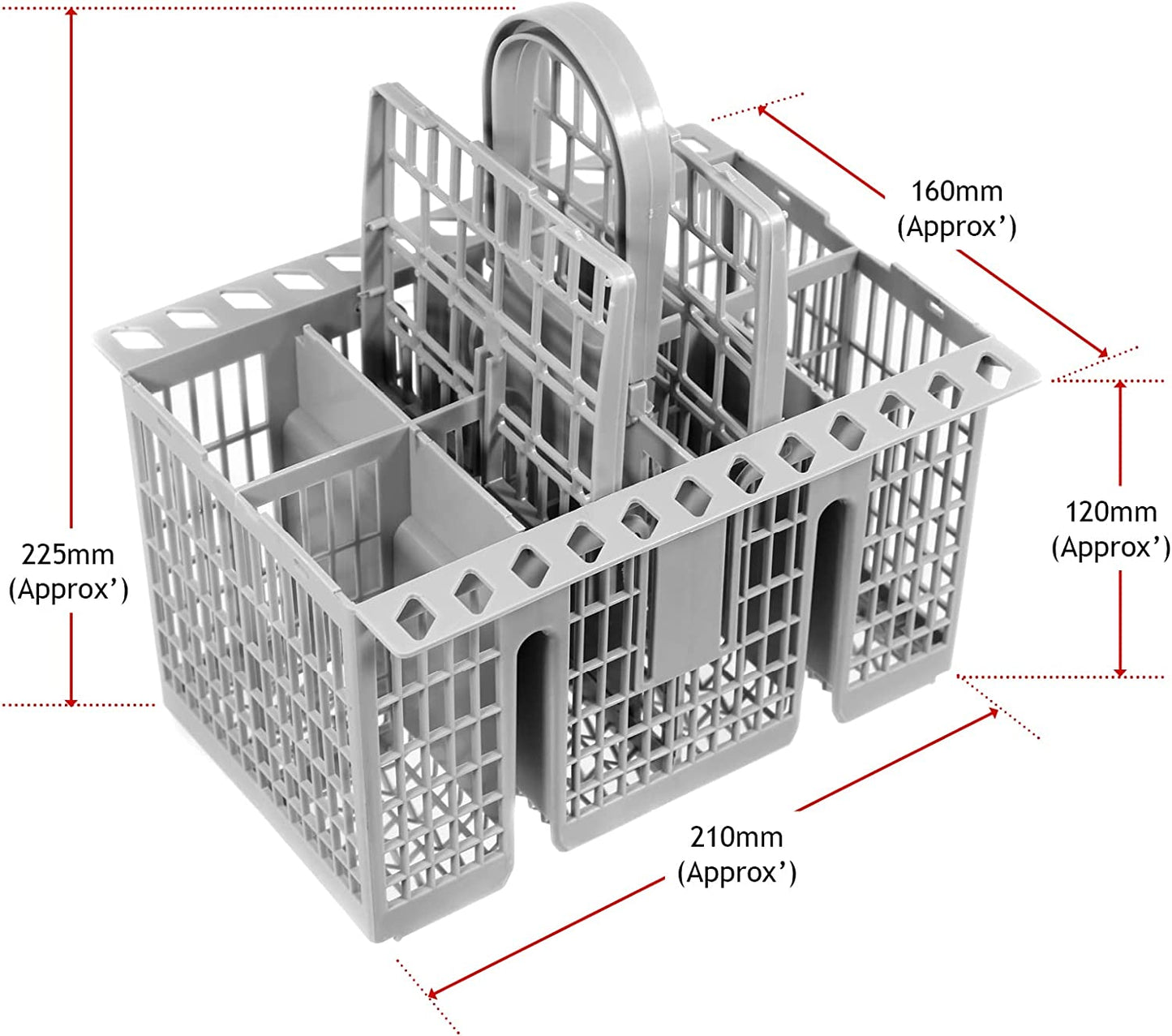 Cutlery Cage Basket for Hotpoint Dishwasher (Detachable Handle)