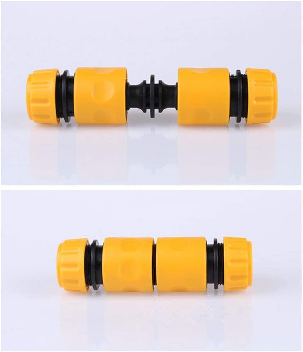 2 Pack Double Male Hose End Connector Extender for Join Garden Hose Pipe Tube