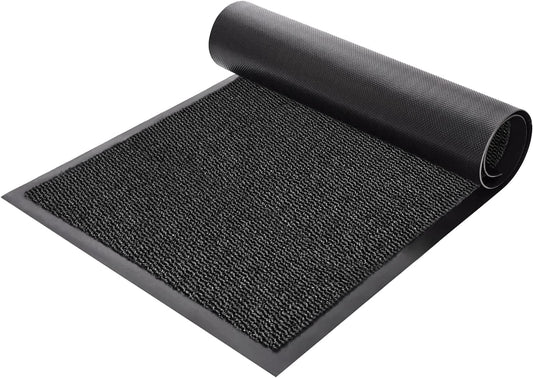 Door Mat, 40 X 60Cm Non Slip Heavy Duty Barrier Rubber Backing Dirt Trapper Floor Mat for Indoor Outdoor Entrance, Machine Washable Kitchen Rug Super Absorbent Front and Back Doormats