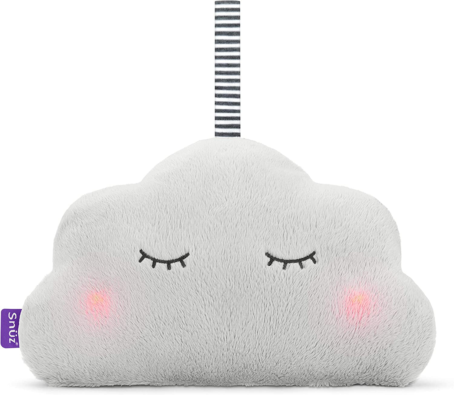 cloud Baby Sleep Aid with 4 Soothing Sounds and 2 Gentle Light Options – Soft Plush Feel – Portable & Stylish