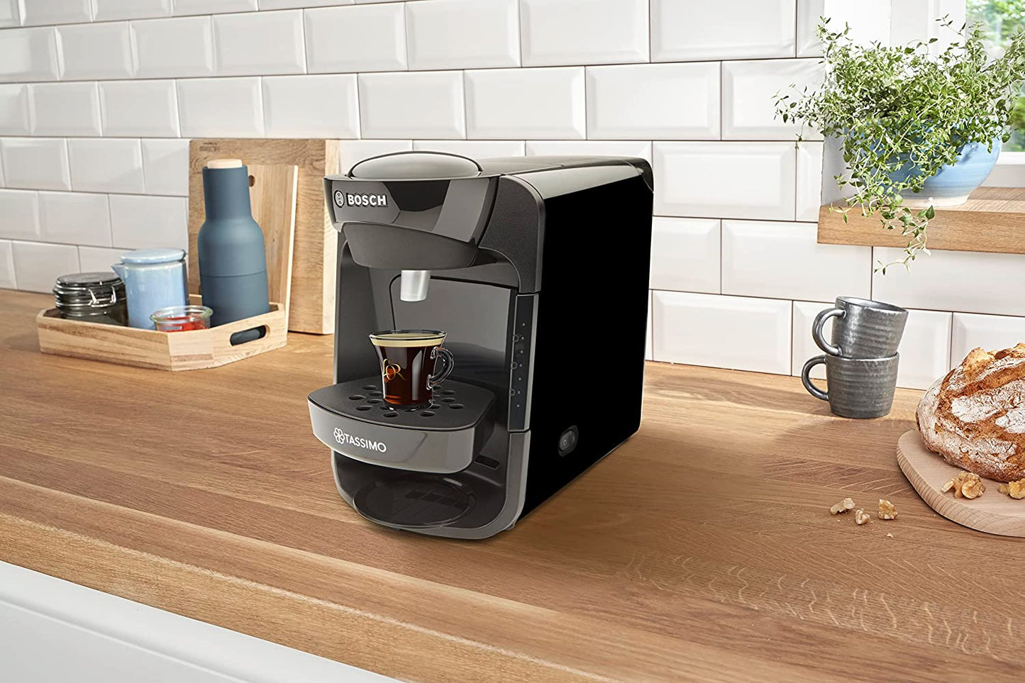 by Bosch Suny 'Special Edition' TAS3102GB Coffee Machine,1300 Watt, 0.8 Litre - Black