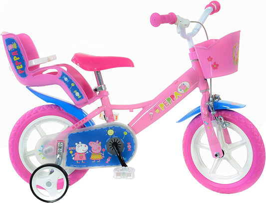 Dino Bikes 124RL-PIG Peppa Pig Bicycle, Pink, 12-Inch Finding Dory, Kids Bike