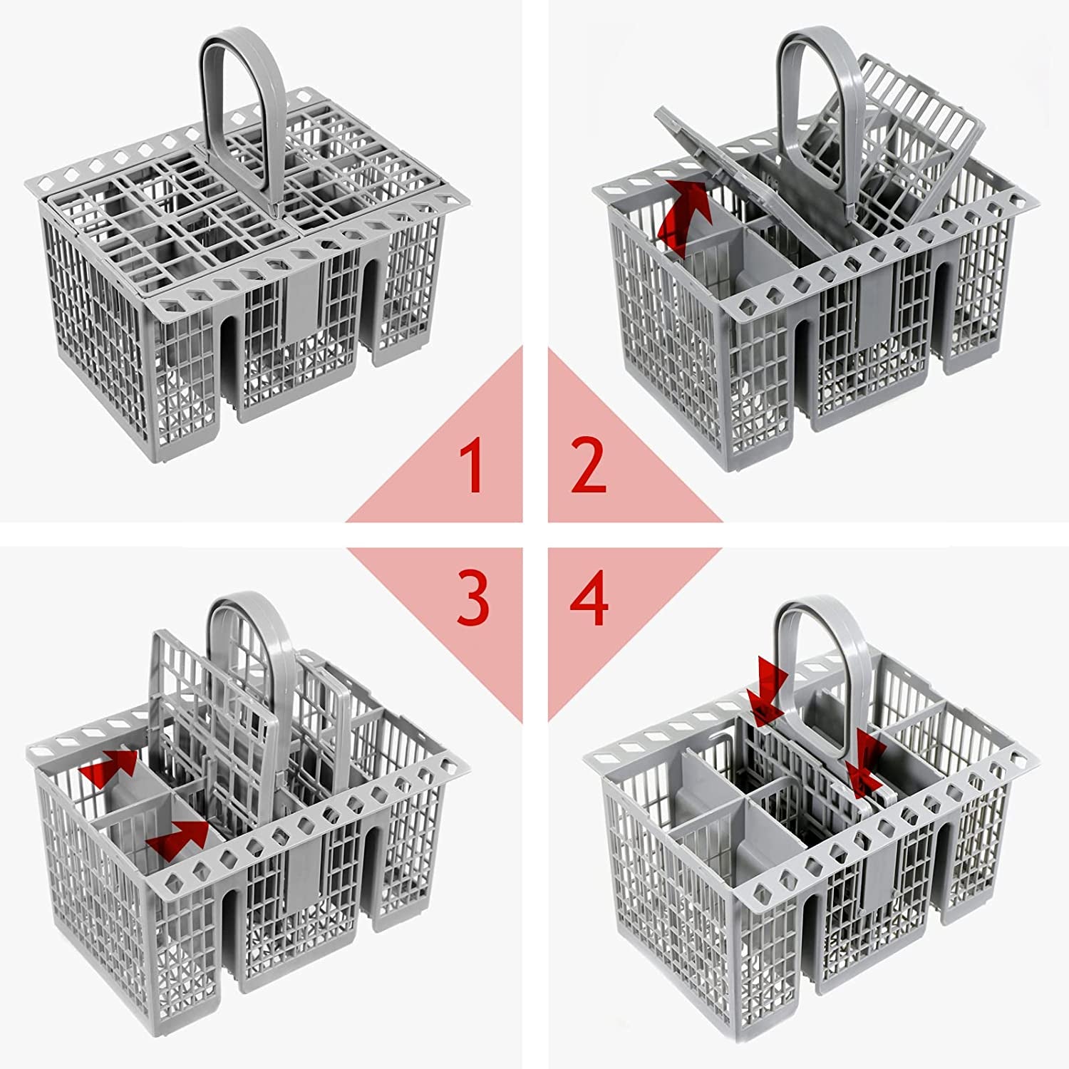 Cutlery Cage Basket for Hotpoint Dishwasher (Detachable Handle)