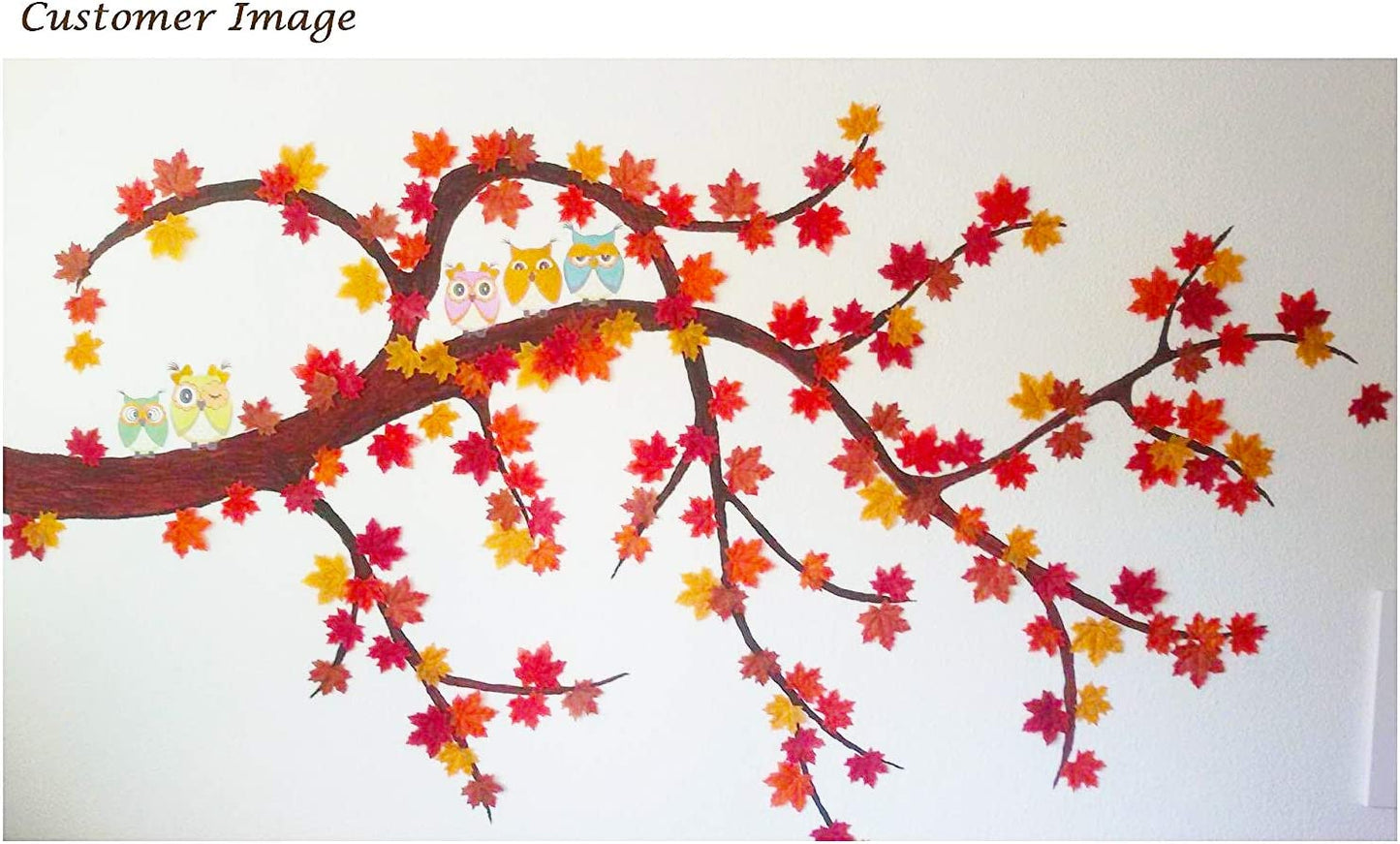 - Approx. 150Pcs Artificial Autumn Fall Maple Leaves Autumn Colors - Great Autumn Table Scatters for Fall Weddings & Autumn Parties