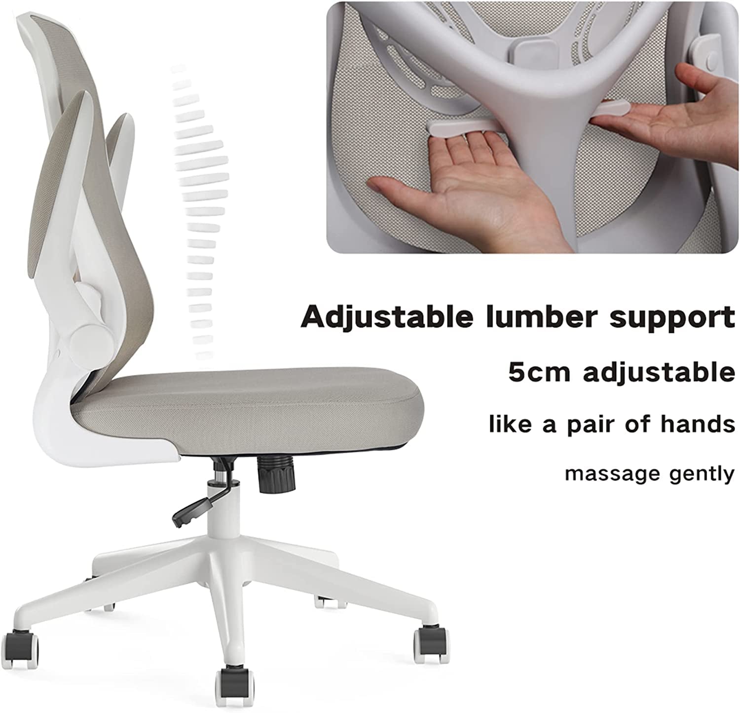 Adjustable height online task chair