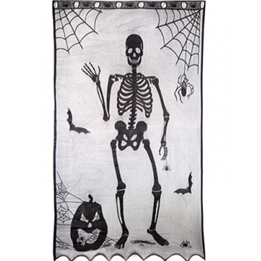 Skeleton Lace Door Curtain - 1m x 2.13m